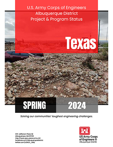 Cover of the 2024 USACE-Albuquerque District Project & Program Status - Texas report